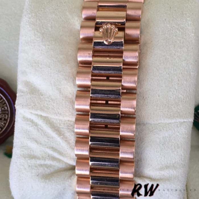 Rolex Day-Date 118235 Pink Diamond Dial 36mm Lady Replica Watch