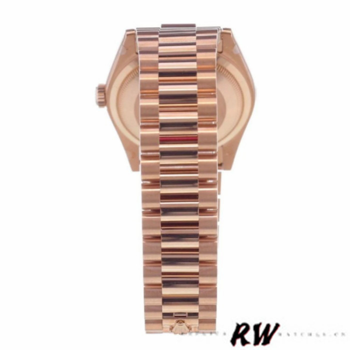 Rolex Day-Date 118235 Rhodium Grey Dial Rose Gold 36mm Unisex Replica Watch