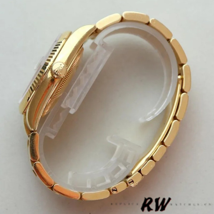 Rolex Day-Date 118238 Black MOP Diamond Dial 36mm Unisex Replica Watch