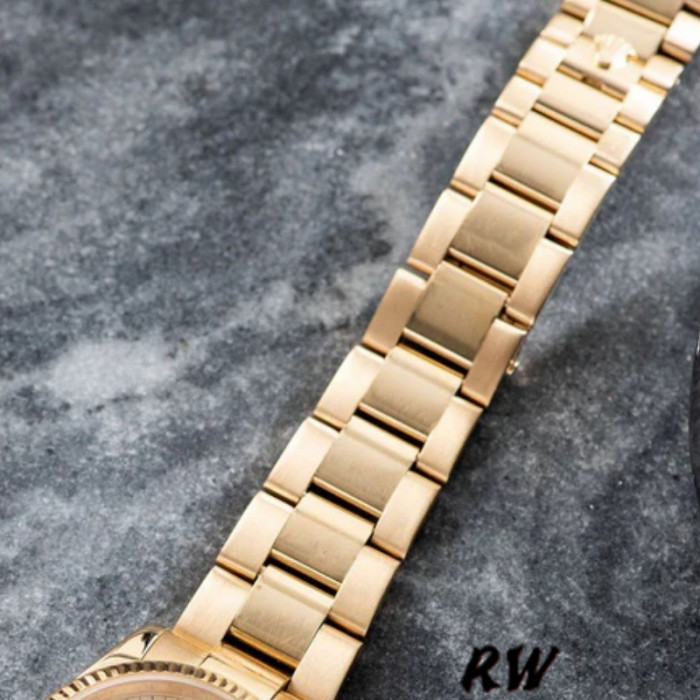Rolex Day-Date 118238 Champagne Jubilee Diamond Dial 36mm Unisex Replica Watch