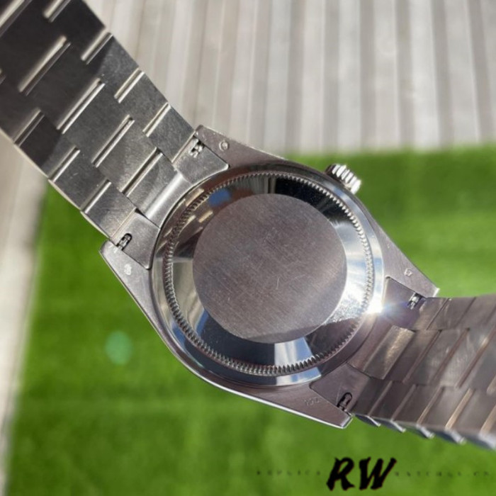 Rolex Day-Date 118239 Black Dial Fluted Bezel 36mm Unisex Replica Watch