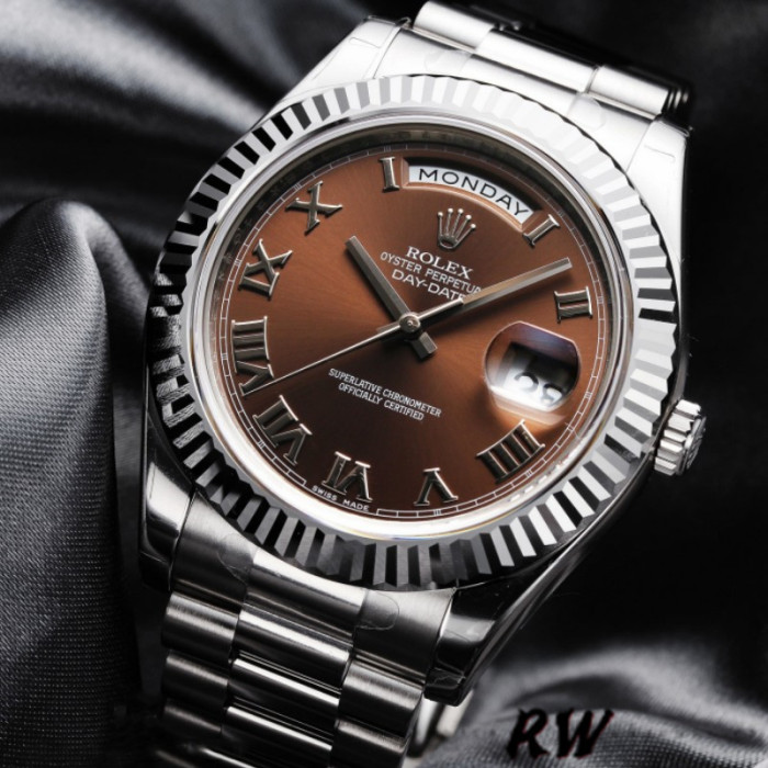 Rolex Day-Date 118239 Chocolate Brown Dial 36mm Unisex Replica Watch