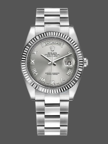 Rolex Day-Date 118239 Rhodium Roman Dial 36mm Unisex Replica Watch
