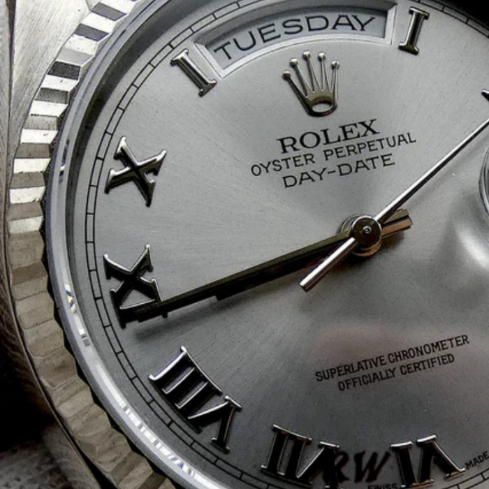 Rolex Day-Date 118239 Rhodium Roman Dial 36mm Unisex Replica Watch