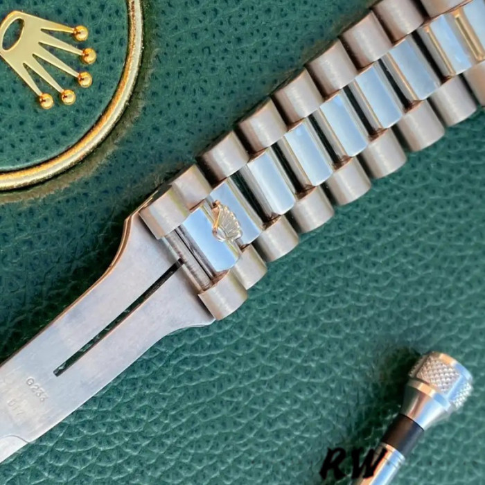 Rolex Day-Date 118239 Roman Numeral White Dial 36mm Unisex Replica Watch
