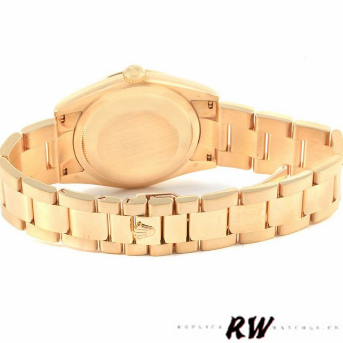 Rolex Day-Date 118338 Champagne Diamonds Dial 36mm Unisex Replica Watch