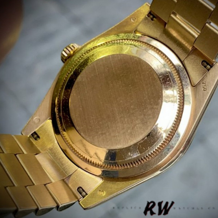 Rolex Day-Date 118388 Bull's Eye Brown Dial 36mm Unisex Replica Watch