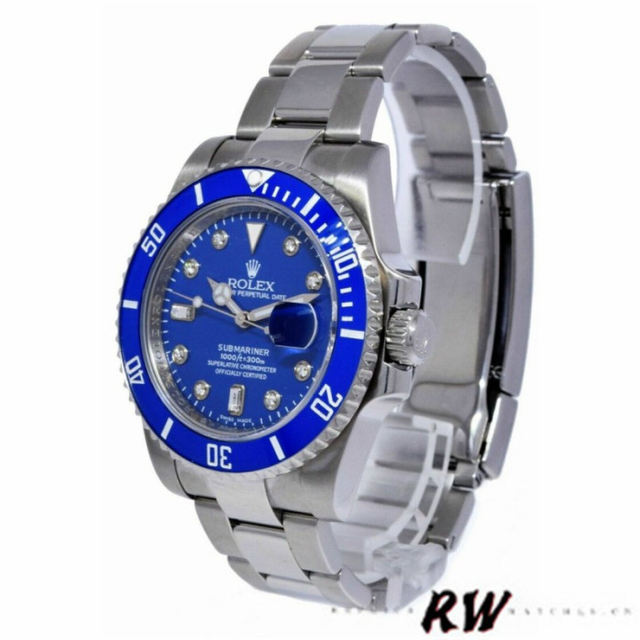 Rolex Submariner Date 116610LN Stainless Steel Oyster 40MM Blue Dial Mens Replica Watch