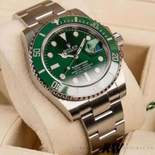 Rolex Submariner Date 116610LV Stainless Steel Oyster 40MM Green Dial Mens Replica Watch