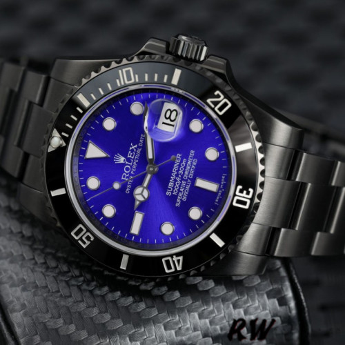 Rolex Submariner Date 116610LN Blue Dial Black PVD/DLC Stainless Steel 40MM Mens Replica Watch