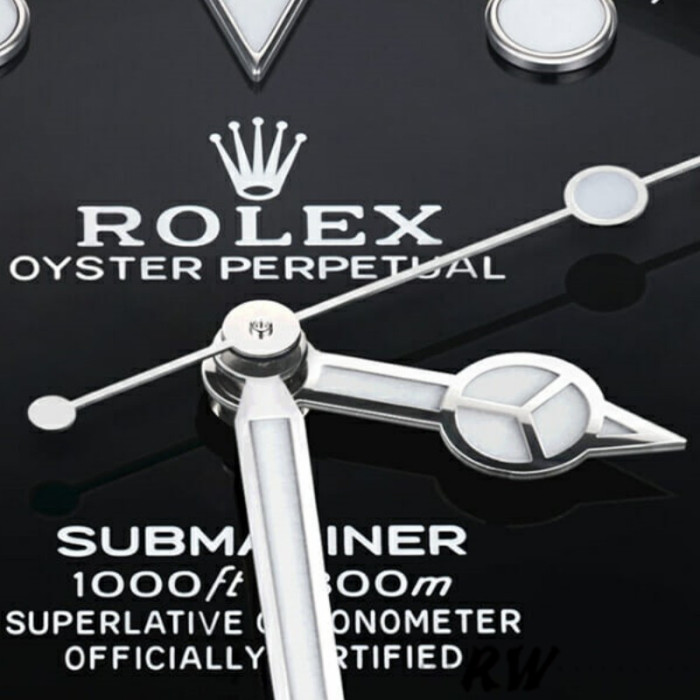 Rolex Submariner 126610LV Black Rubber Strap Black Dial 41mm Mens Replica Watch