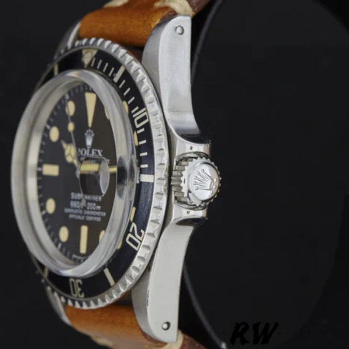 Rolex Submariner 1680 Black Dial Brown Strap 40mm Mens Replica Watch