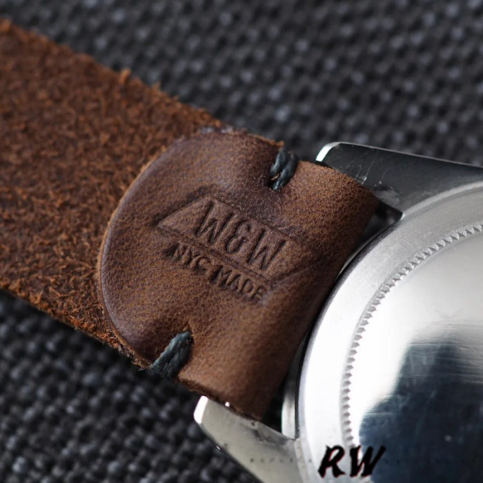 Rolex Submariner 1680 Black Dial Vintage Brown Strap 40mm Mens Replica Watch