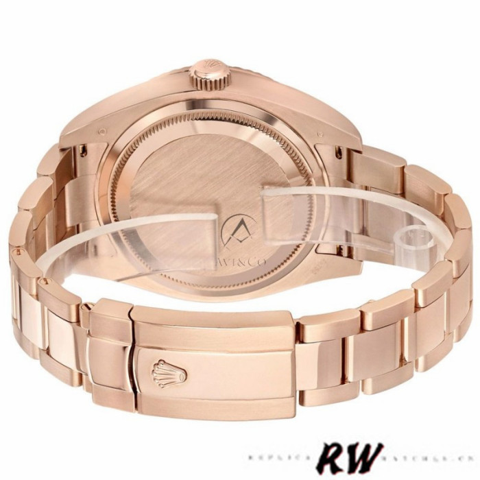 Rolex Sky-Dweller 326935 Everose Gold Dark Rhodium Stick Dial 42mm Mens Replica Watch