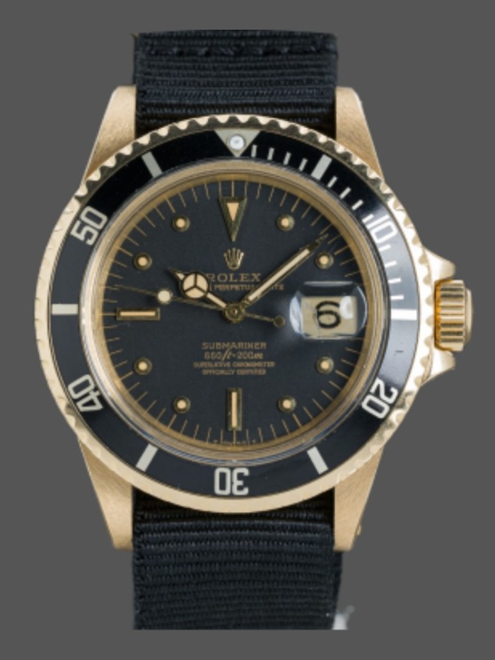 Rolex Submariner 1680/8 Black Nipple Dial Black NATO Strap 40mm Mens Replica Watch