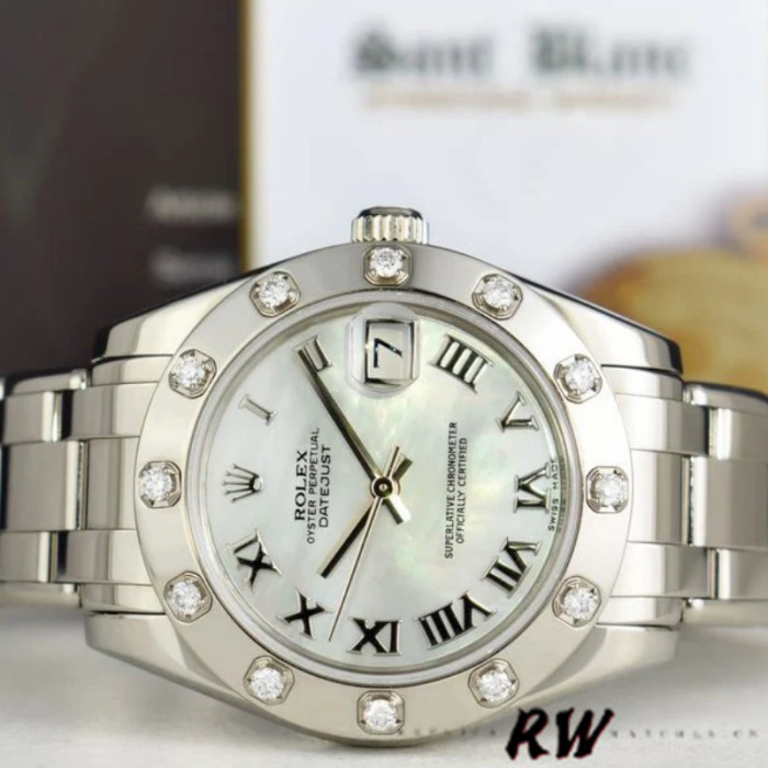 Rolex Pearlmaster Midsize 81319 MOP Dial 34MM Lady Replica Watch