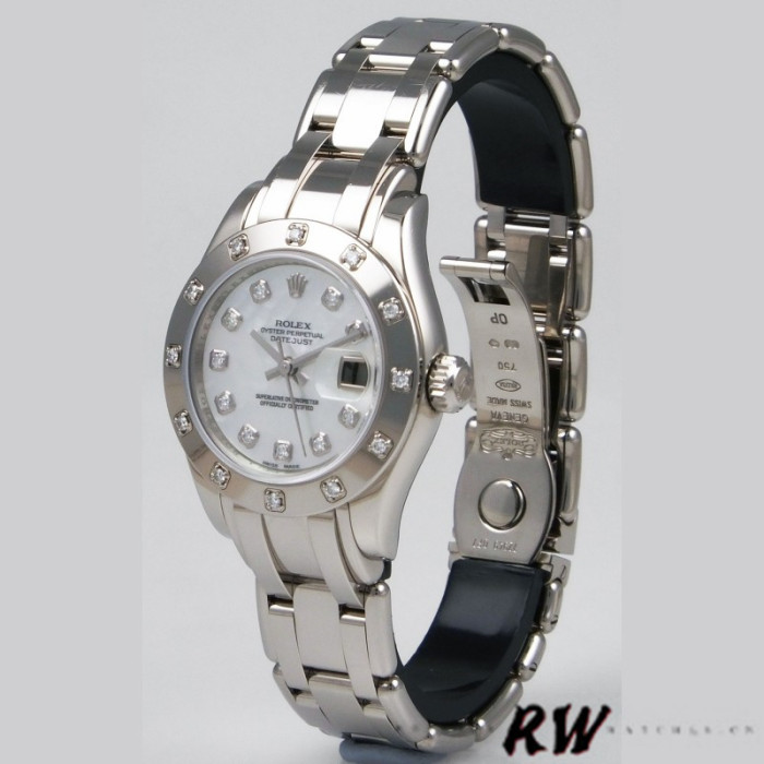 Rolex Pearlmaster 80319 MOP Diamond Dial 29MM Lady Replica Watch