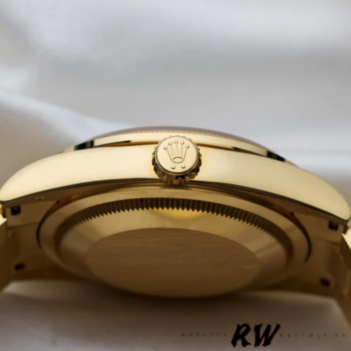 Rolex Day-Date 118388 Yellow Gold Diamond Meteorite Dial 36MM Unisex Replica Watch