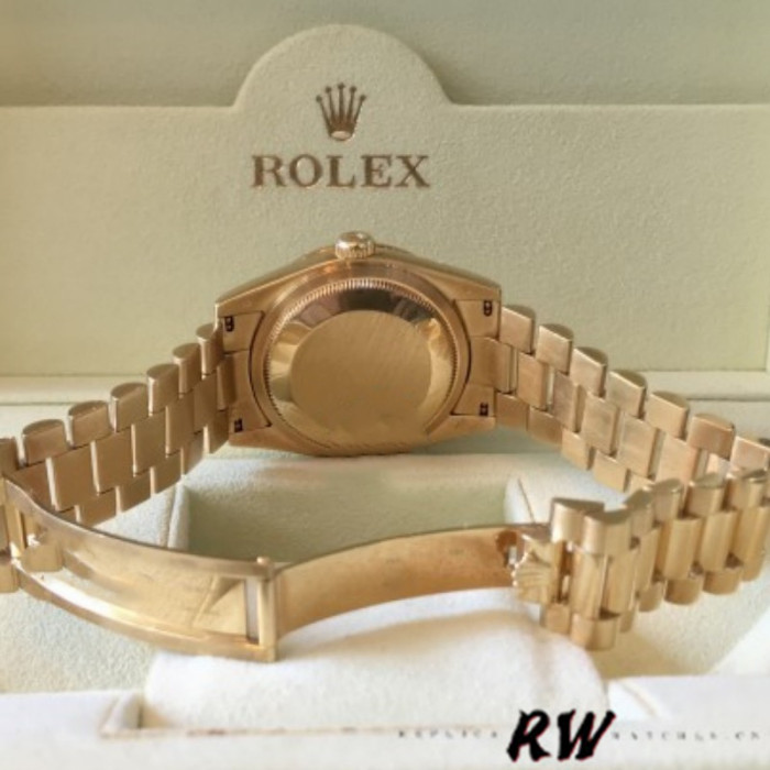 Rolex Day-Date 118388 Diamond Bezel Meteorite Dial 36MM Unisex Replica Watch