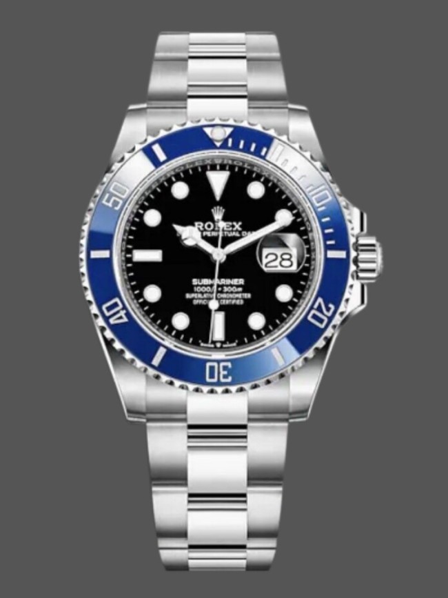 Rolex Submariner 126610 Blue Bezel Black Dial 41mm Mens Replica Watch