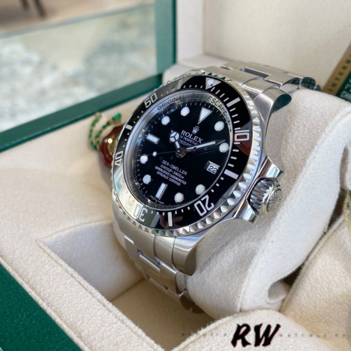 Rolex Sea-Dweller Deepsea 116660 Stainless Steel Black Dial 44MM Mens Replica Watch