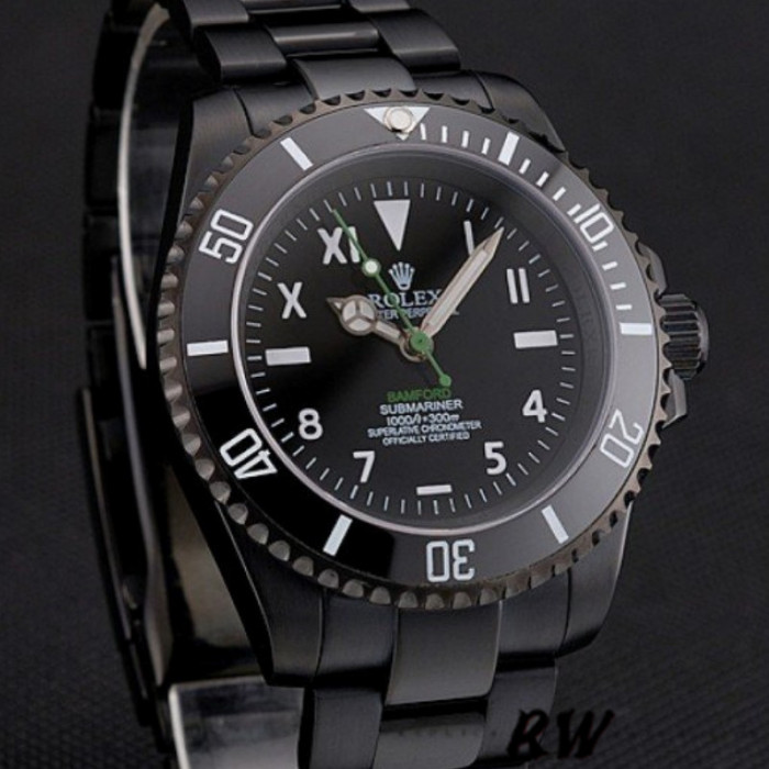 Rolex Submariner PR16233BBL Black Dial Automatic 41mm Mens Replica Watch