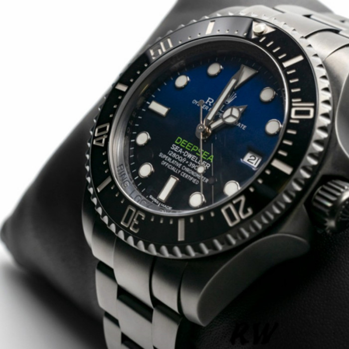 Rolex Sea-Dweller Deepsea 116660 PVD/DLC Coated Stainless Steel D-Blue Dial 44MM Mens Replica Watch