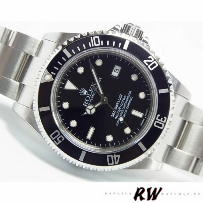 Rolex Sea-Dweller Deepsea 16600 Stainless Steel D-Blue Black Dial 40MM Mens Replica Watch
