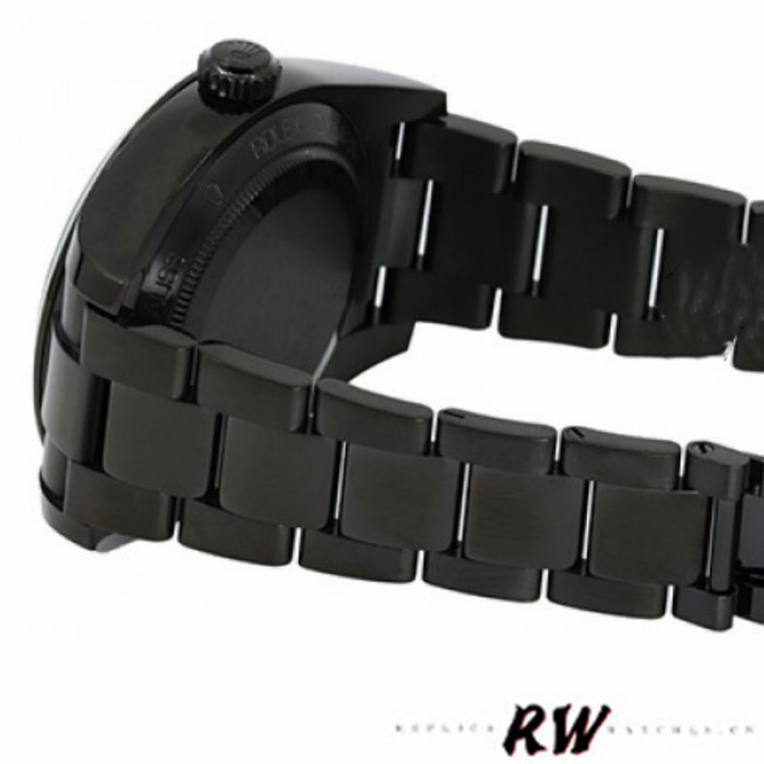 Rolex Milgauss 116400GV Green Crystal Stainless Steel/PVD Black Dial 40MM Mens Replica Watch