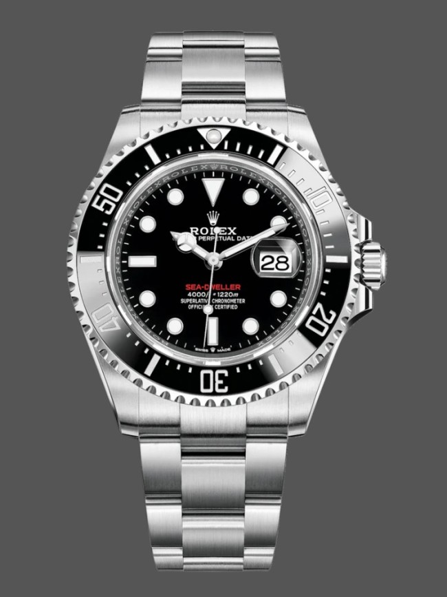 Rolex Sea-Dweller 126600 Stainless Steel Black Dial 43MM Mens Replica Watch