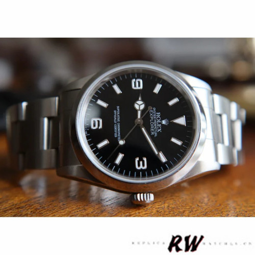 Rolex Explorer SRL156 14270 Stainless Steel Black Dial 36MM Mens Replica Watch