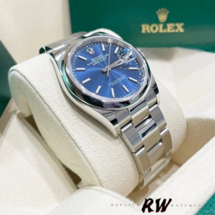 Rolex Datejust 126200 Blue Dial Stainless Steel 36MM Unisex Replica Watch 