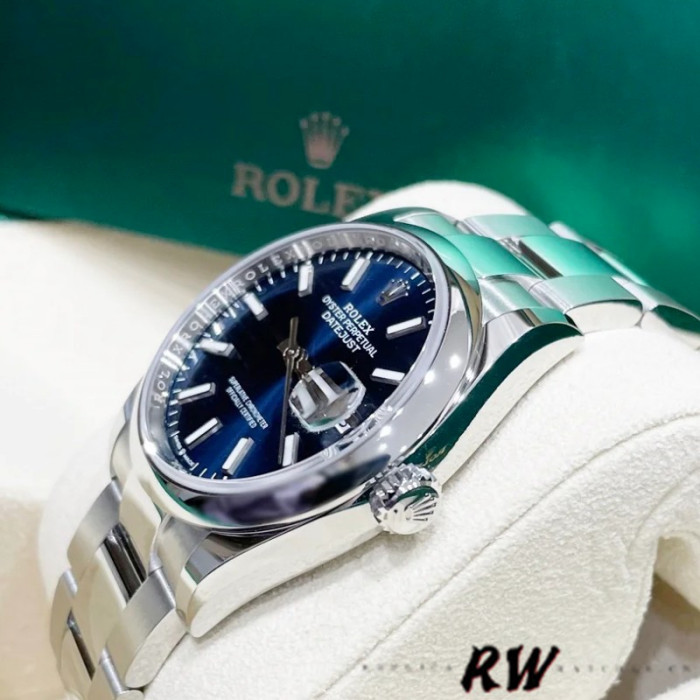 Rolex Datejust 126200 Blue Dial Stainless Steel 36MM Unisex Replica Watch