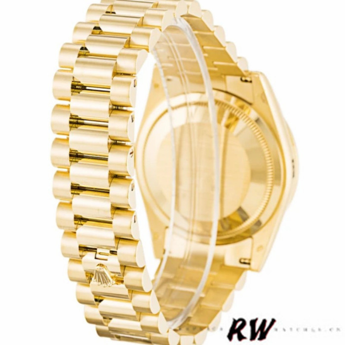 Rolex Day-Date 118398 Bulls Eye Brown Diamond Dial 36MM Unisex Replica Watch