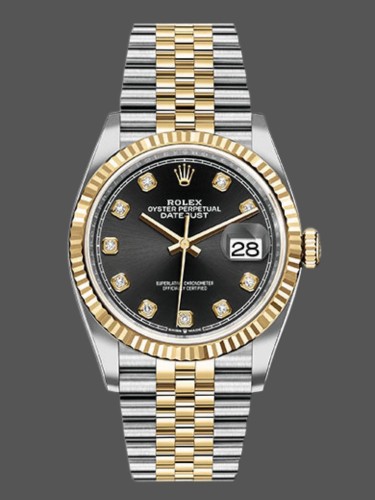 Rolex Datejust 126233 Black Diamond Dial 36MM Unisex Replica Watch
