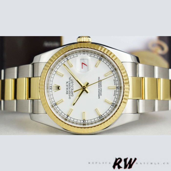 Rolex Datejust 126233 White Index Dial 36MM Unisex Replica Watch