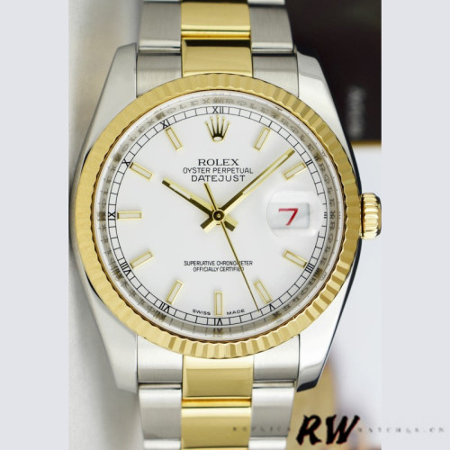 Rolex Datejust 126233 White Index Dial 36MM Unisex Replica Watch
