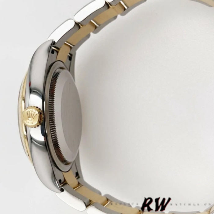 Rolex Datejust 126233 Black Diamond Dial Fluted Bezel 36MM Unisex Replica Watch