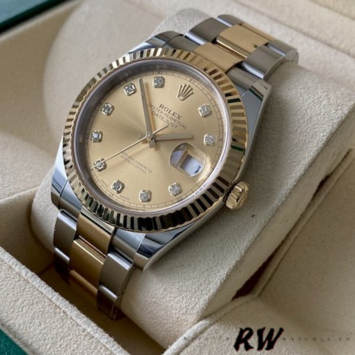 Rolex Datejust 126233 Champagne Diamond Dial 36MM Unisex Replica Watch