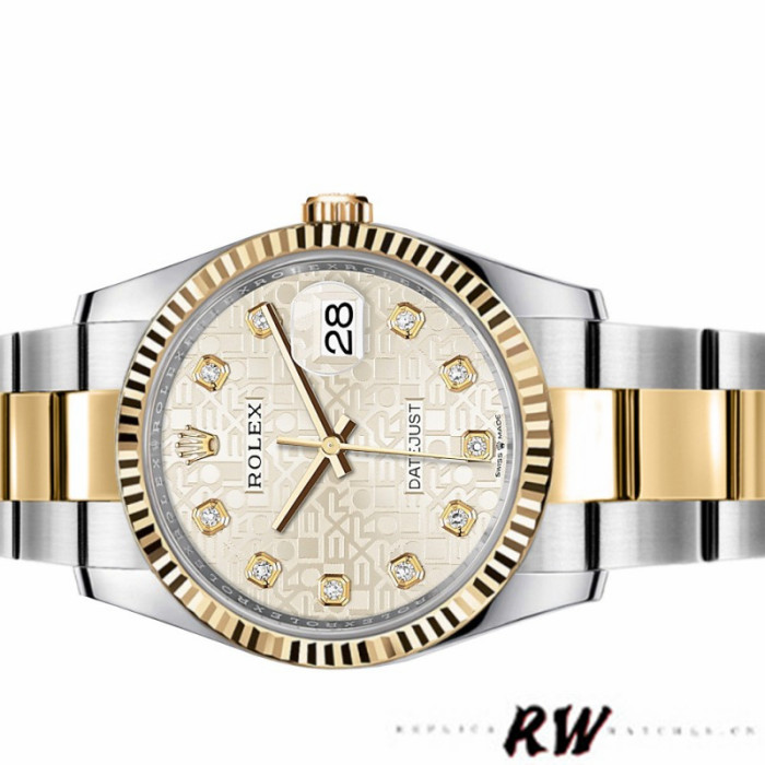 Rolex Datejust 126233 Silver Jubilee Dial 36MM Unisex Replica Watch