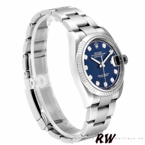 Rolex Datejust 126234 Blue Diamond Dial Stainless Steel 36MM Unisex Replica Watch