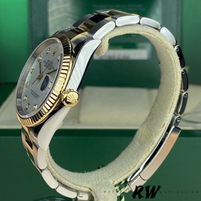 Rolex Datejust 126233 White MOP Diamond Dial 36MM Unisex Replica Watch