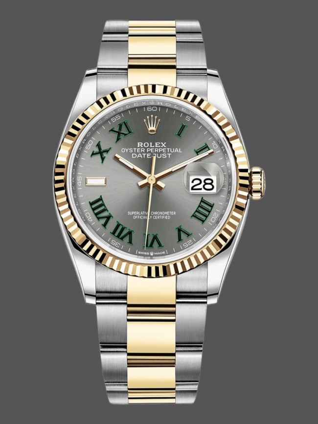 Rolex Datejust 126233 Slate Grey Dial 36MM Unisex Replica Watch