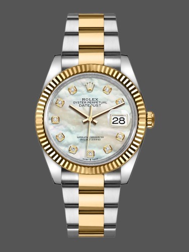 Rolex Datejust 126233 White MOP Diamond Dial 36MM Unisex Replica Watch