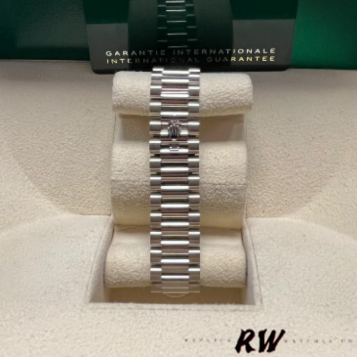 Rolex Day-Date 128349RBR Blue Ombre Dial Diamond Bezel 36MM Unisex Replica Watch