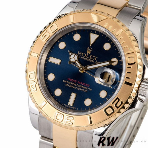 Rolex Yachtmaster 16623 Steel Yellow Gold Blue Dial 40MM Mens Replica Watch