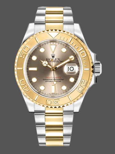 Rolex Yachtmaster 16623 Steel Yellow Gold Rhodium Grey Dial 40MM Mens Replica Watch