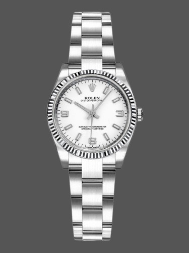 Rolex Oyster Perpetual 176234 White Roman Dial 26mm Lady Replica Watch