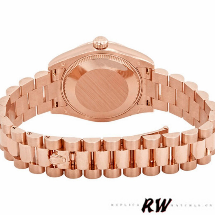 Rolex Datejust 178275 Rose Gold Pink Roman Dial 31mm Lady Replica Watch