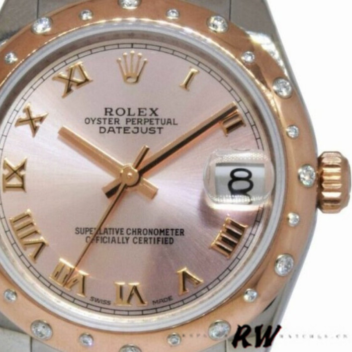Rolex Datejust 178341 Pink Roman Numeral Dial 31MM Lady Replica Watch